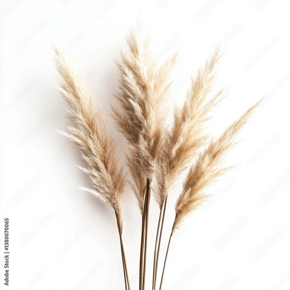 Ethereal Pampas Grass: A delicate display of dried pampas grass plumes, artfully arranged to create a soft, minimalist aesthetic. Ethereal Pampas Grass: A delicate display of dried pampas grass plumes, artfully arranged to create a soft, minimalist aesthetic.