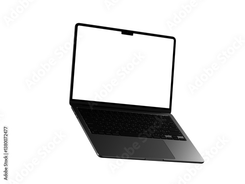 Laptop Mockup with Transparent Background PNG