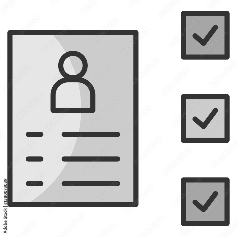 Criteria Icon Element For Design Criteria Icon Element For Design