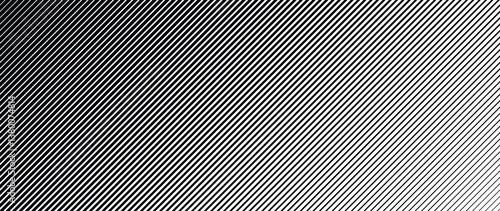 Abstract black and white blend line art background vector. Wallpaper design with wavy line in motion. Illustration for banner, packaging, social media, ads.