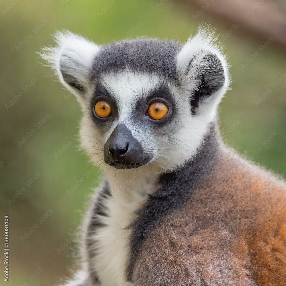 Fototapeta premium Lemur ape portrait