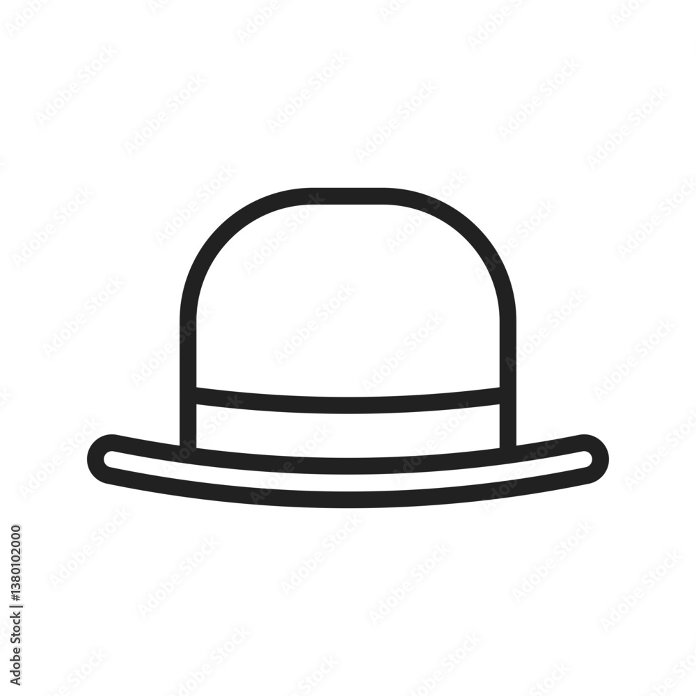 Hat I icon vector image. Suitable for mobile apps, web apps and print media.