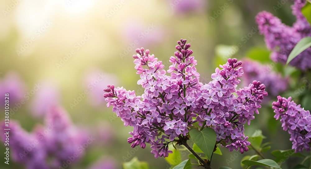 Obraz premium Lilac Light AI Generated