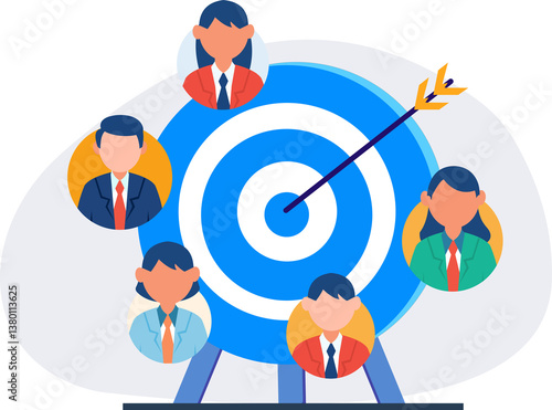 Target audience customer analysis for marketing and advertising