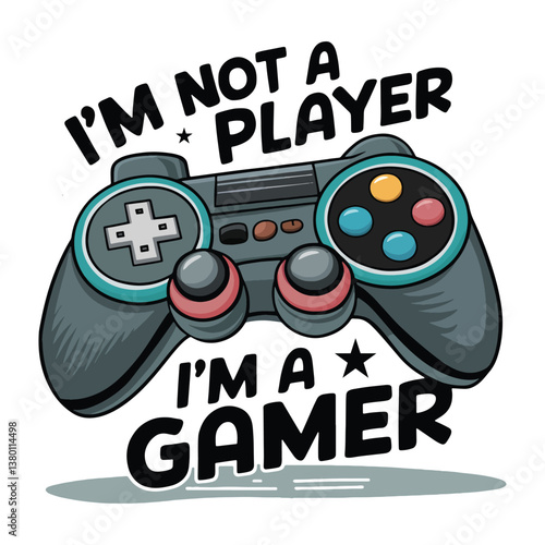Gaming t shirt design or Gamer  T shirt Vector