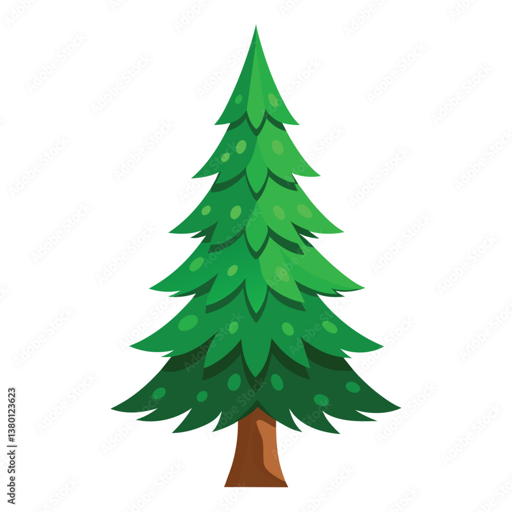 Fototapeta premium fir tree vector