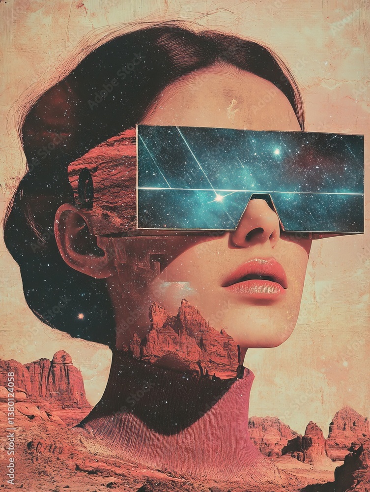 futuristic portrait of a woman, cyberpunk.