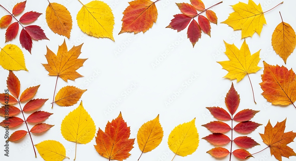 Fototapeta premium Autumn's Embrace AI Generated