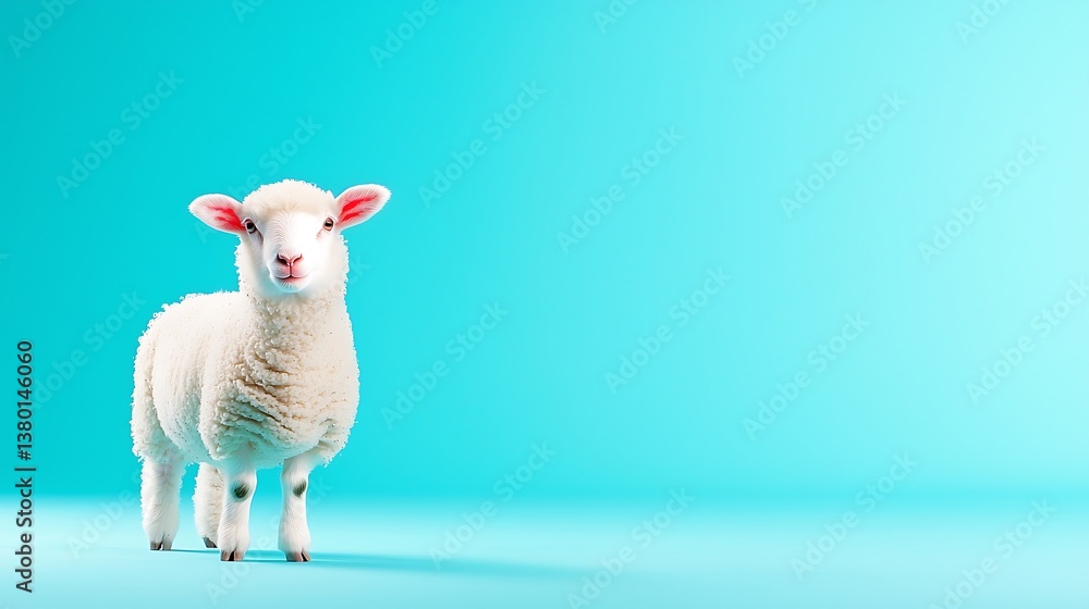 Cute Lamb Studio Teal Background Cute Lamb Studio Teal Background