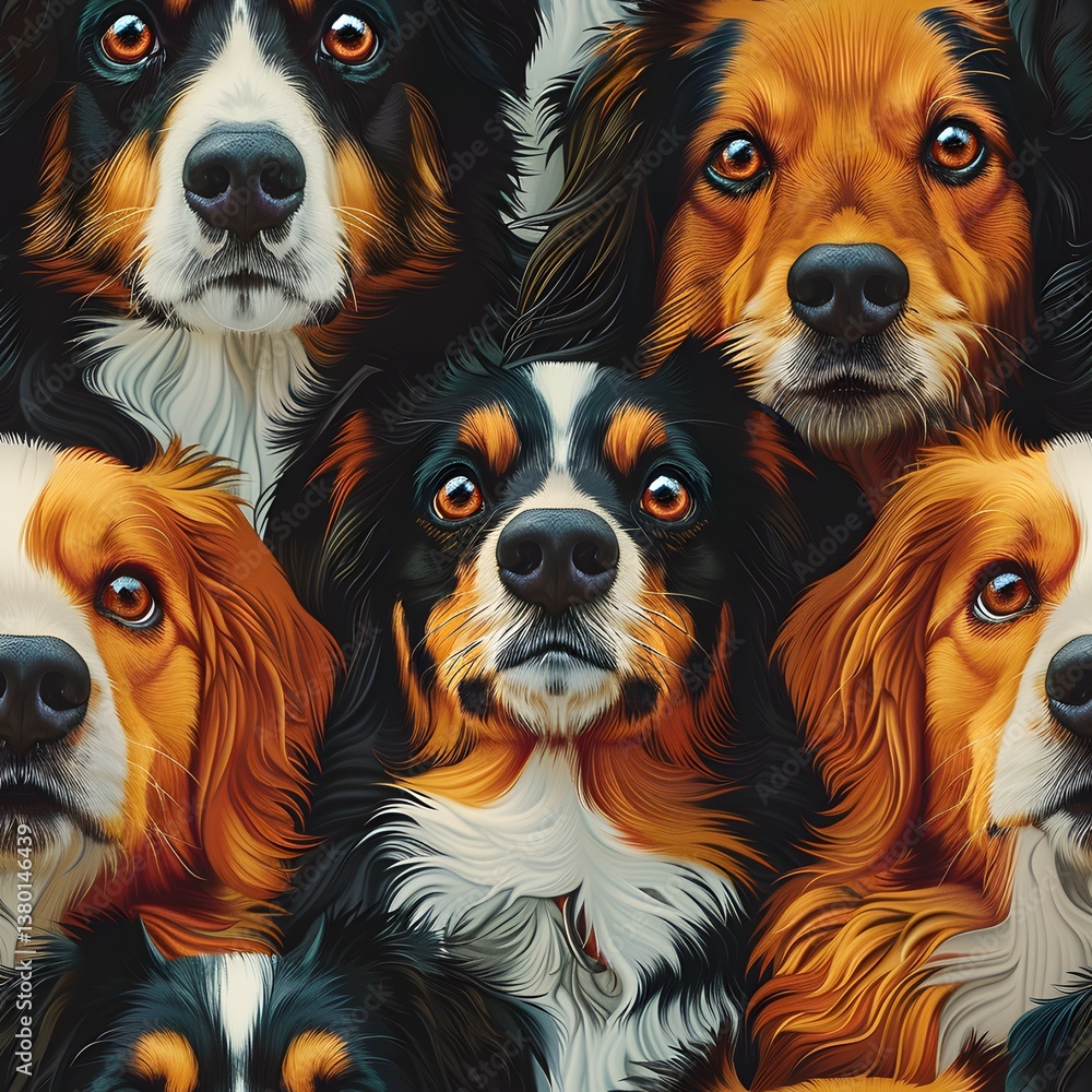 seamless many dog seamless many dog