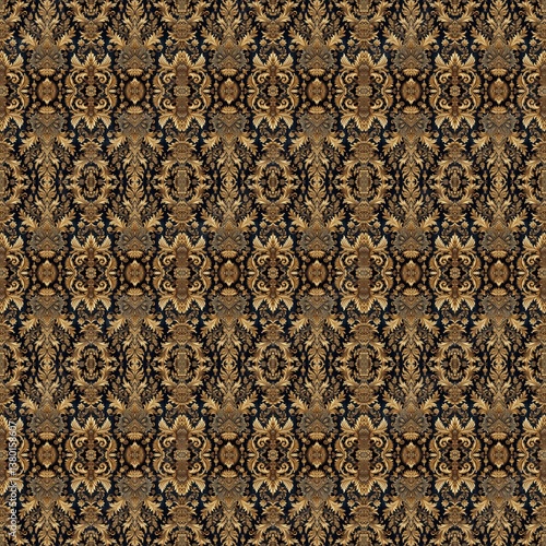 Seamless Ikat Print Pattern – Textile and Fashion Design for Trendy Fabrics