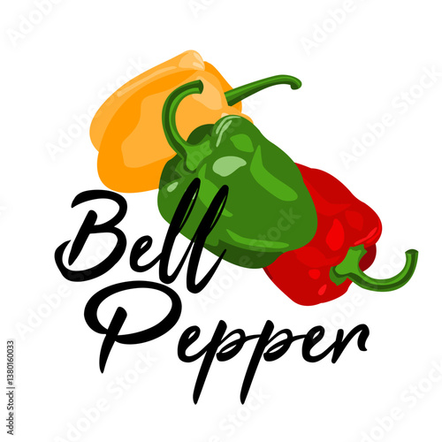 Bell Peppers Vector Illustration