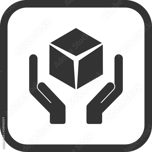 Handle with Care Packaging Symbol Icon