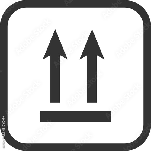 This Side Up Package Orientation Symbol