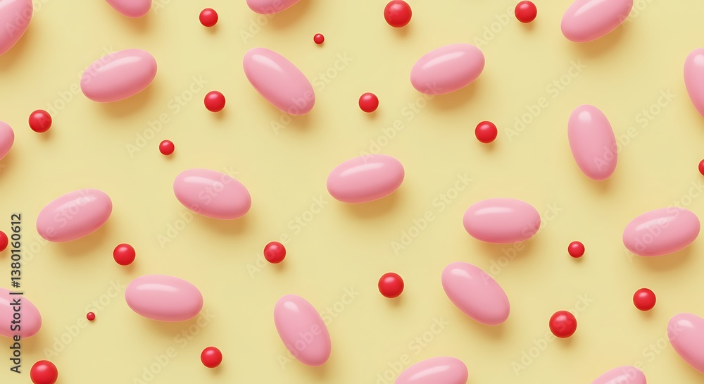Pastel Pill Symphony AI Generated Pastel Pill Symphony AI Generated