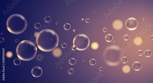 Wallpaper Mural Floating Bubbles Of Amethyst And Gold Ephemeral Bubbles In Twilight Hues Translucent Spheres Dance On Purple Air Weightless Bubbles In A Dreamlike Haze Amber And Indigo Bubble Symphony AI Generated Torontodigital.ca