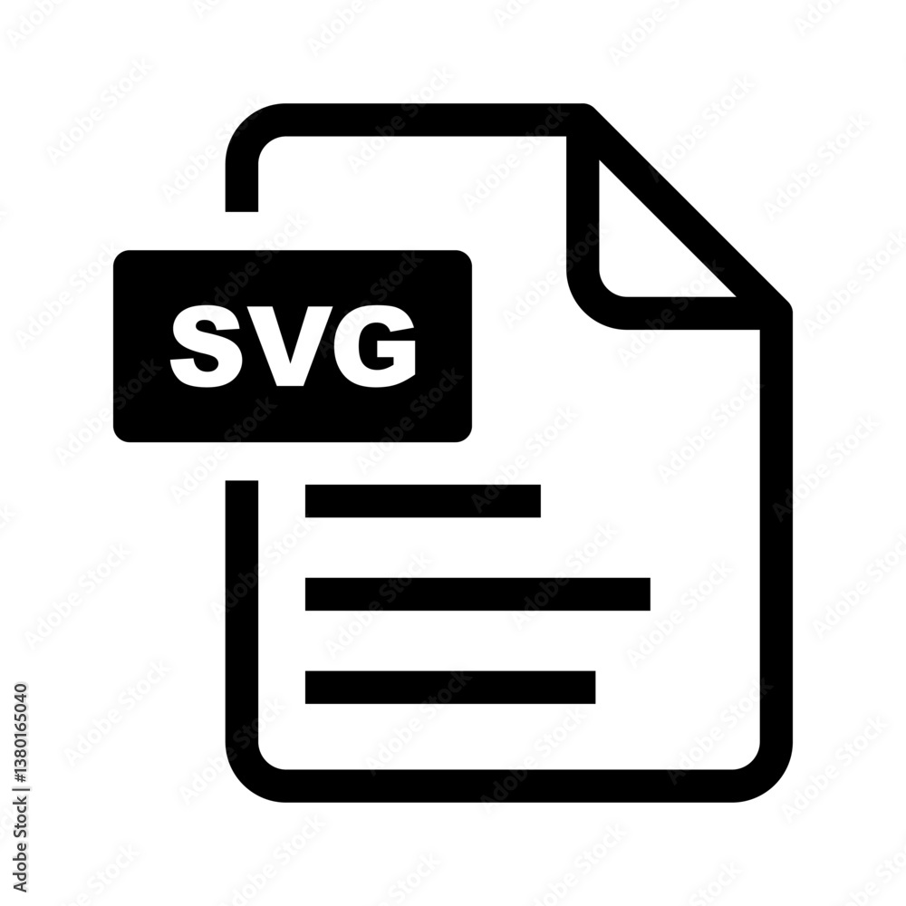 SVG file document icon.SVG file symbols. SVG file document icon.SVG file symbols.
