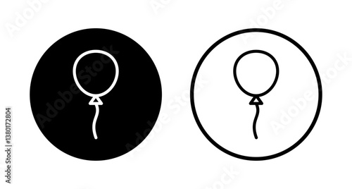 Wallpaper Mural Balloon icon logo design. Party balloon sign and symbol Torontodigital.ca