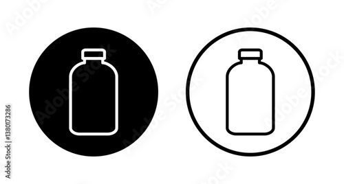 Bottle icon logo design. bottle sign and symbol