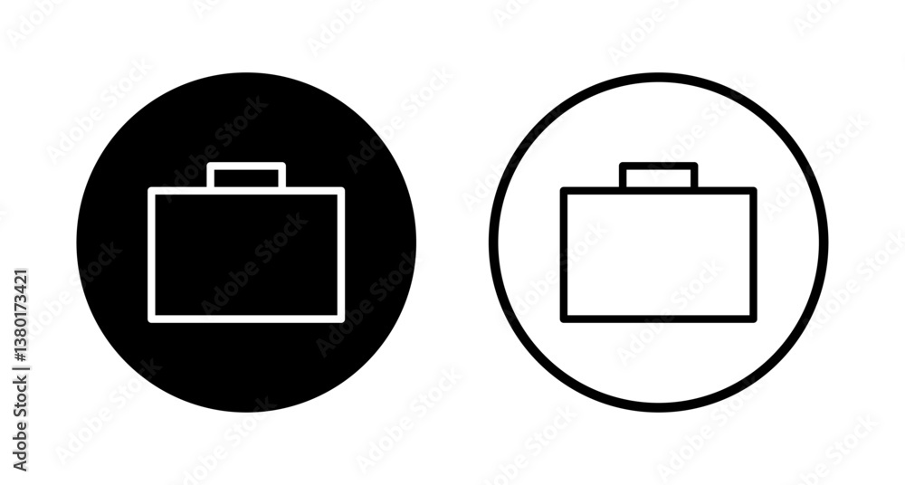 Briefcase icon logo design. suitcase sign and symbol. luggage symbol. Briefcase icon logo design. suitcase sign and symbol. luggage symbol.