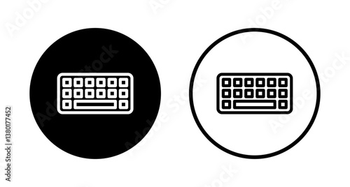 Keyboard icon logo design. keyboard sign and symbol