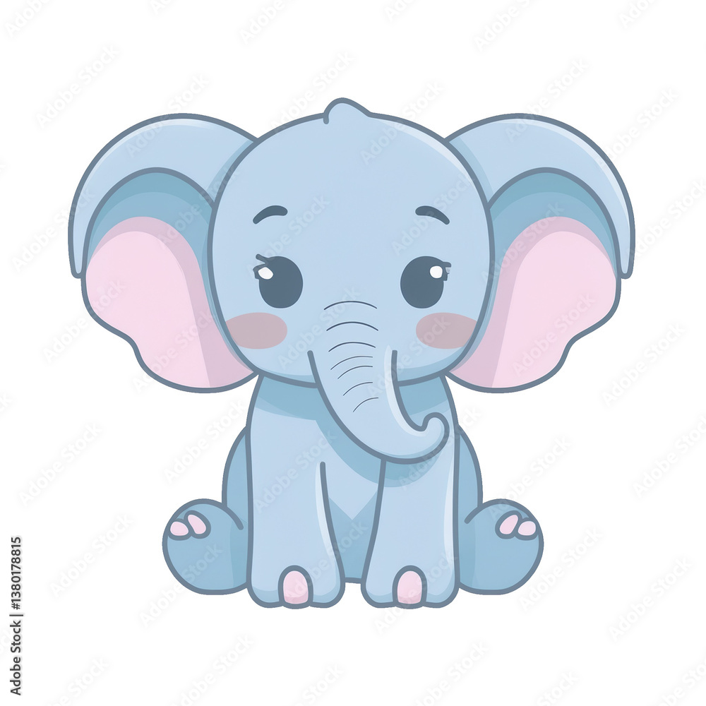 Elephant emoji on transparent png background Elephant emoji on transparent png background