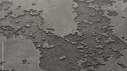 Abstract Textured Surface with Peeling Layers and Dark Tones