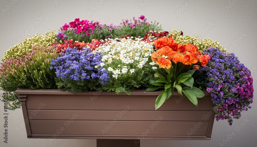beautiful planter filled with flowers beautiful planter filled with flowers