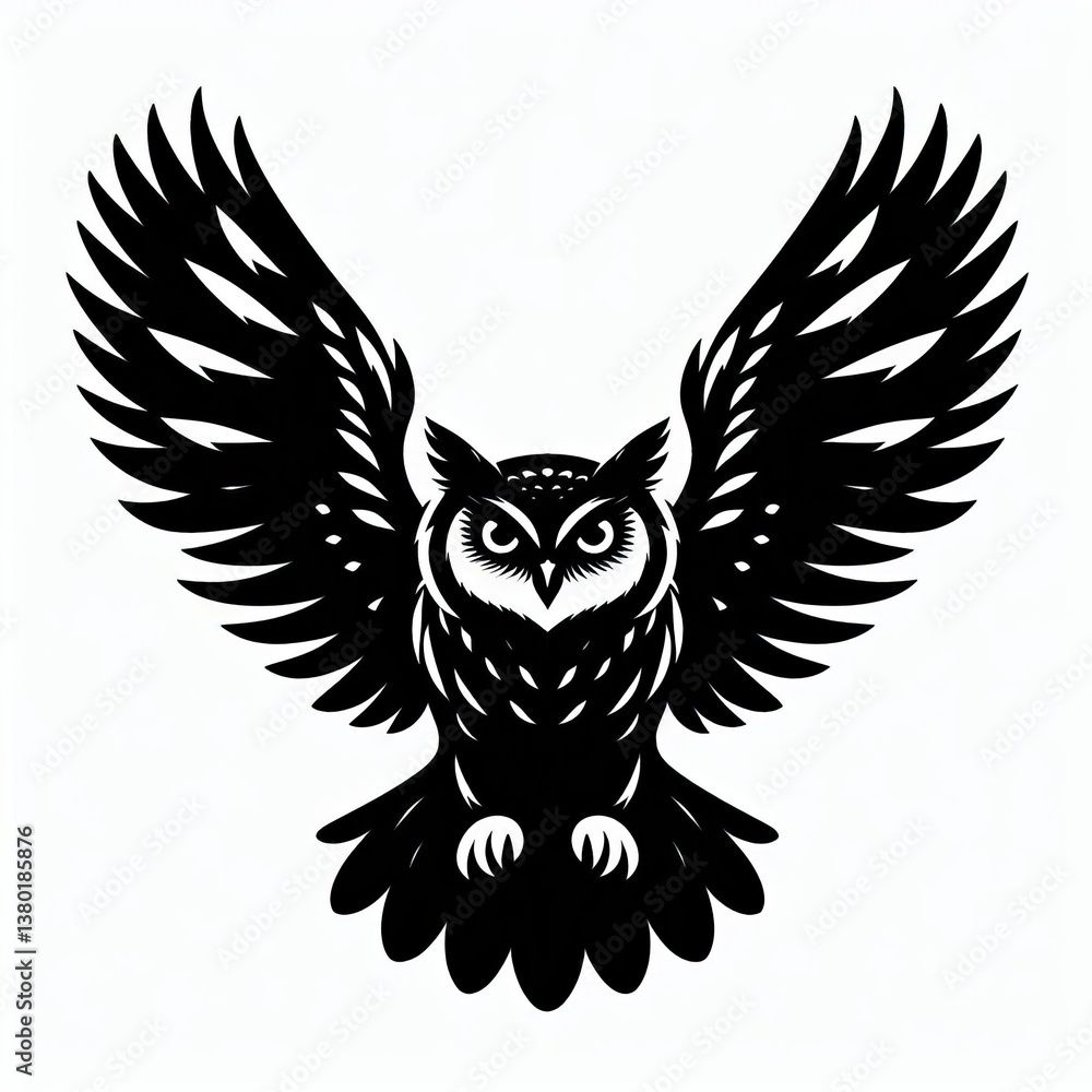 Fototapeta premium Diverse Bird Silhouettes in a Nature-Inspired Artwork