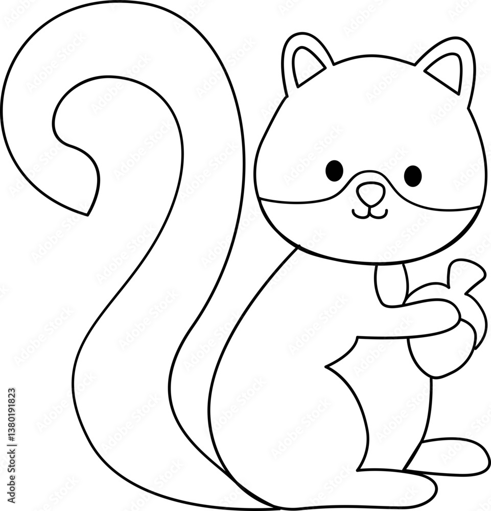 Squirrel illustration. Squirrel illustration.
