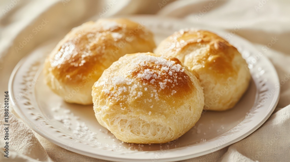 Delicate Presentation of Homemade Crusty Bread with Golden Crust Delicate Presentation of Homemade Crusty Bread with Golden Crust