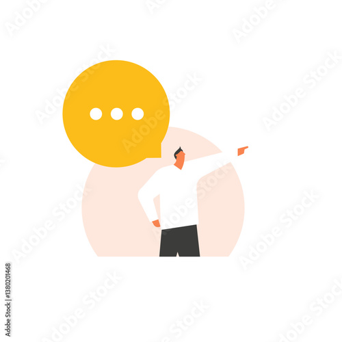 Business communications concept