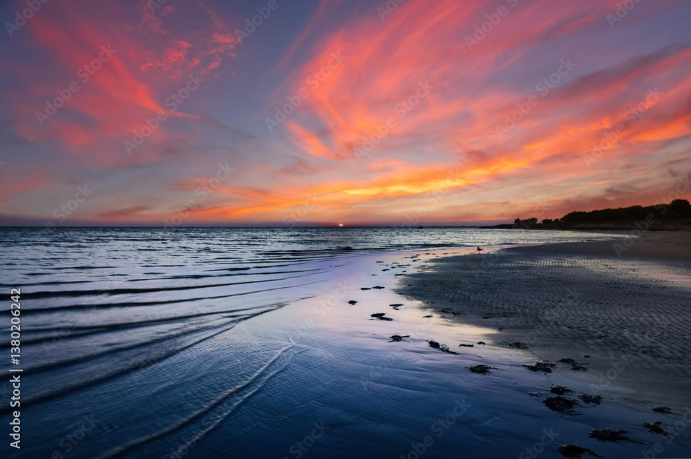 Obraz premium Colourful Beach Sunrise, Dunsborough West Australia