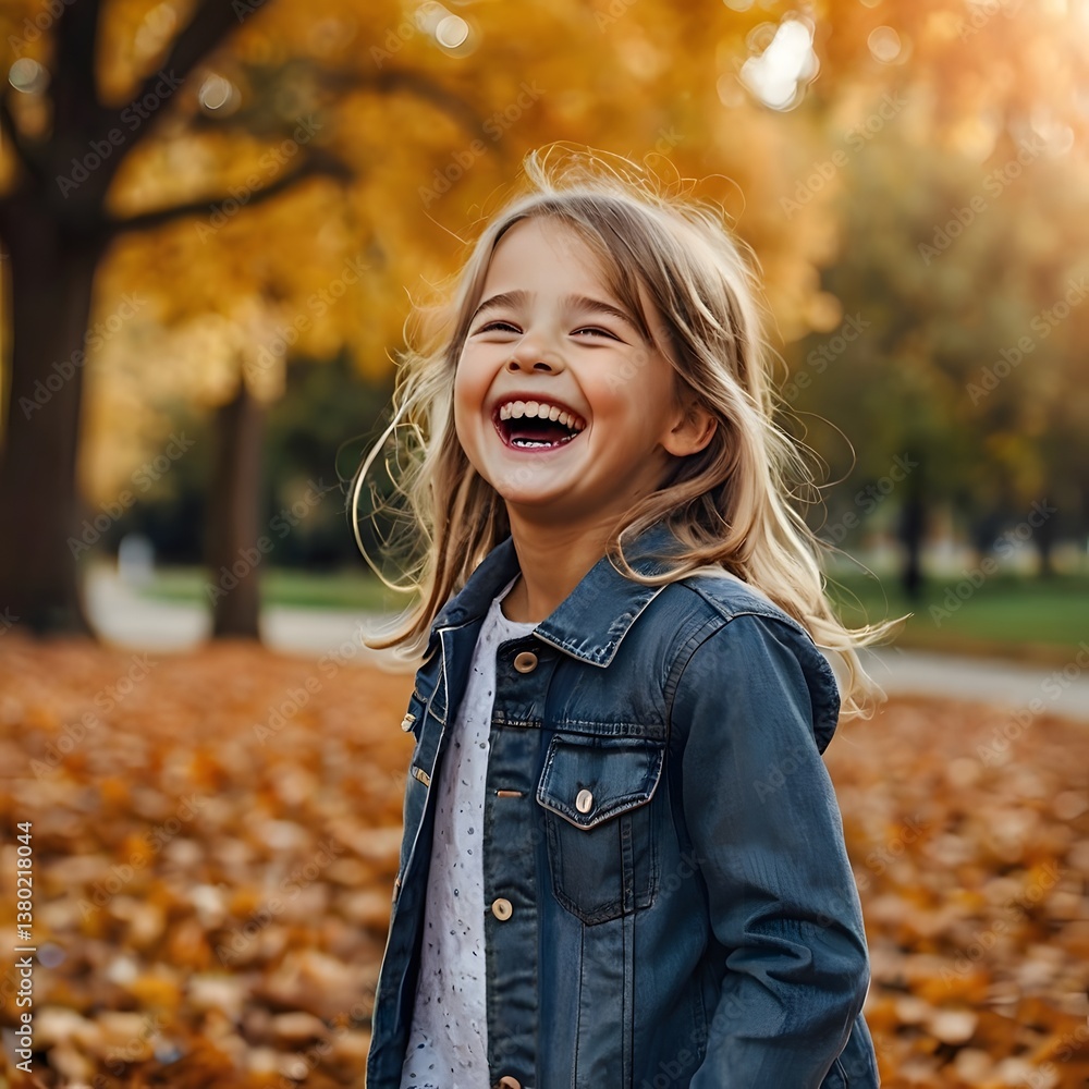 custom made wallpaper toronto digitalSpring Radiance, Portrait of a cute little boy in the autumn park. Happy child.