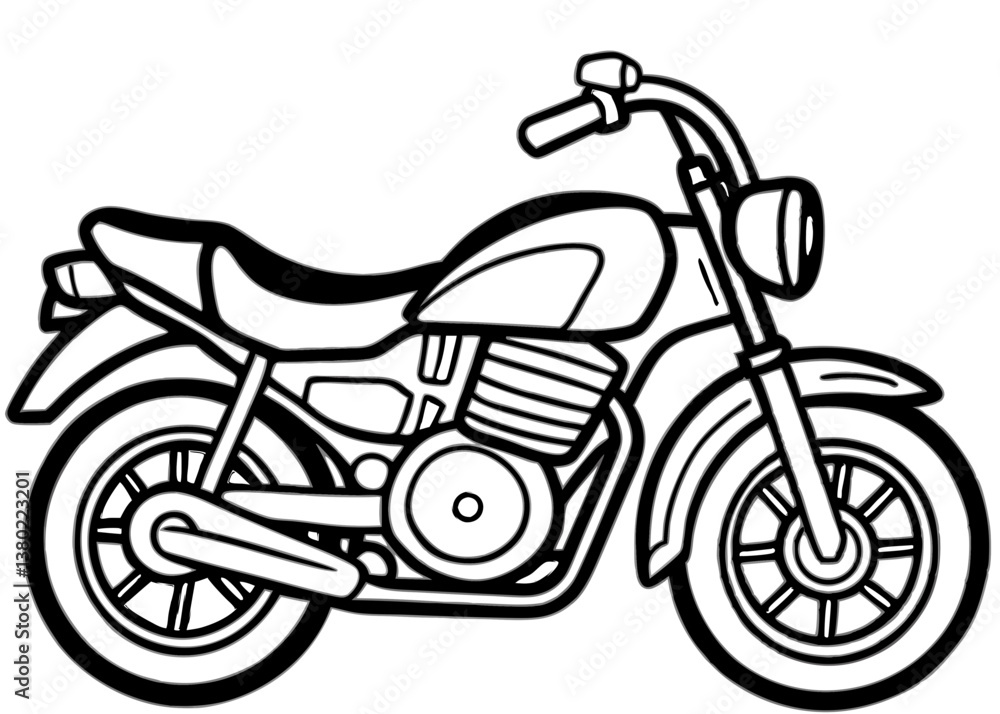 Fototapeta premium motorcycle vector