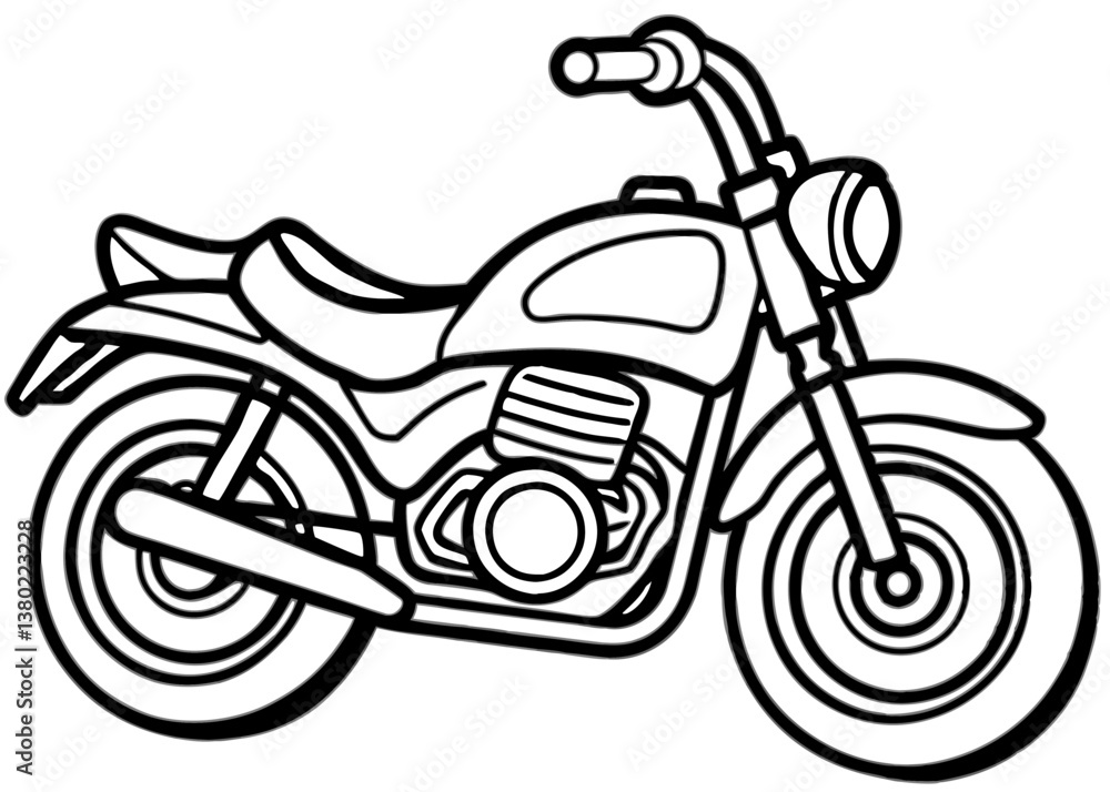 Fototapeta premium motorcycle vector