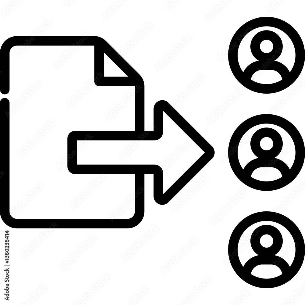 Sharing File Icon Sharing File Icon