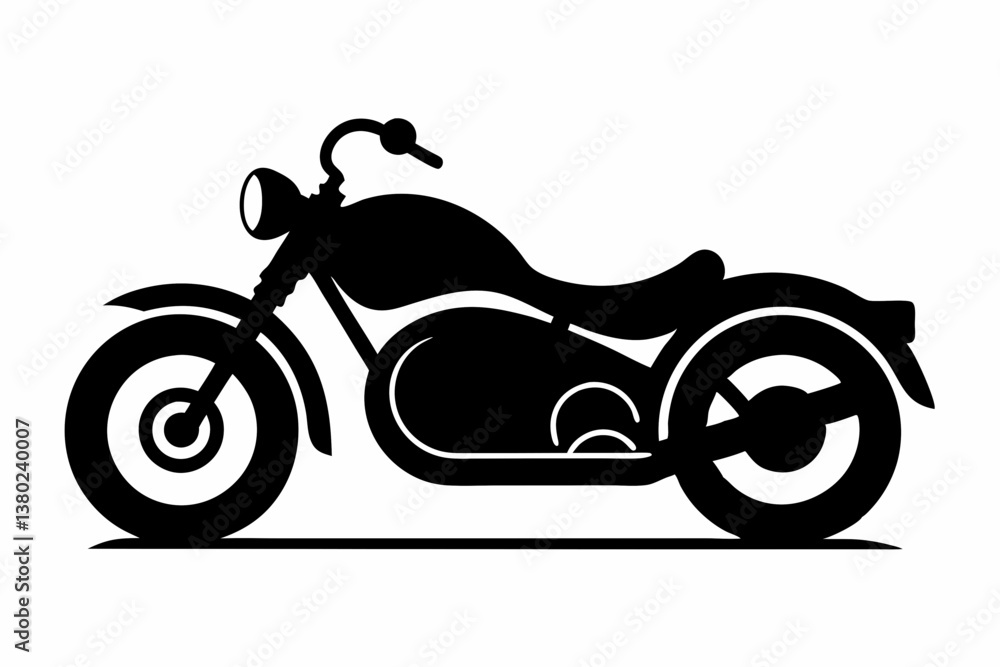Obraz premium motorcycle vector icon