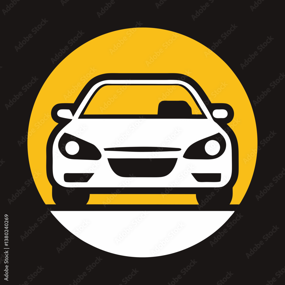 Obraz premium car vector icon