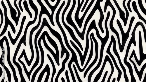 A seamless vector pattern of zigzag waves in bold, contrasting tones.
