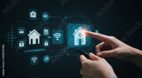 AI-Powered Smart Home Security System Interface