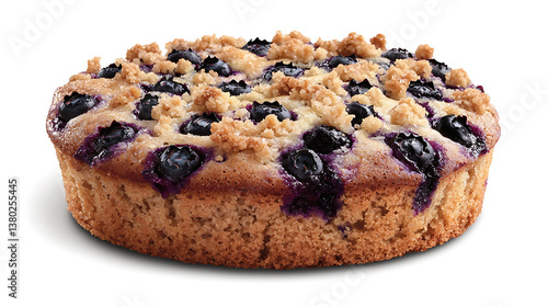 Wallpaper Mural A blueberry cake with a crumb topping Torontodigital.ca