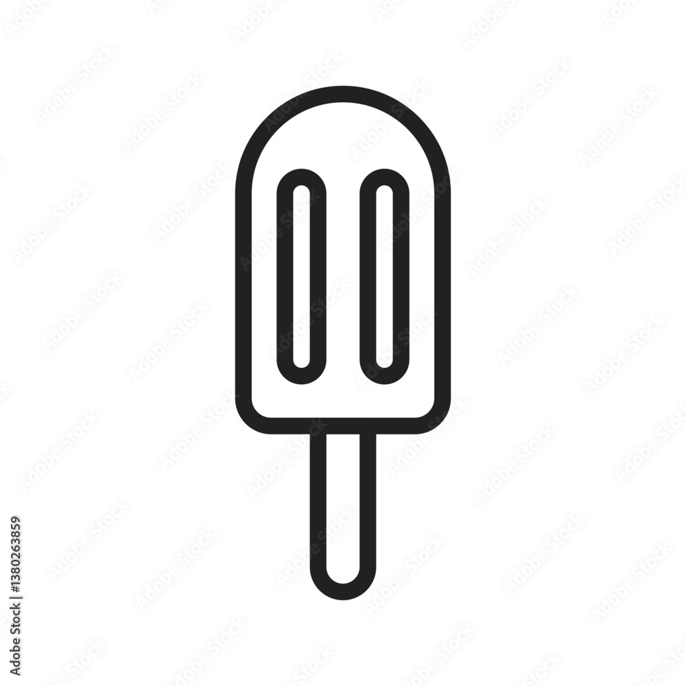 Ice Cream icon vector image. Suitable for mobile apps, web apps and print media.