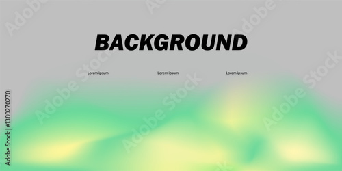 abstract background blending green and yellow hues with a subtle gradient on a neutral gray backdrop, The smooth, dreamy texture is ideal for modern, nature-inspired, or minimalist designs