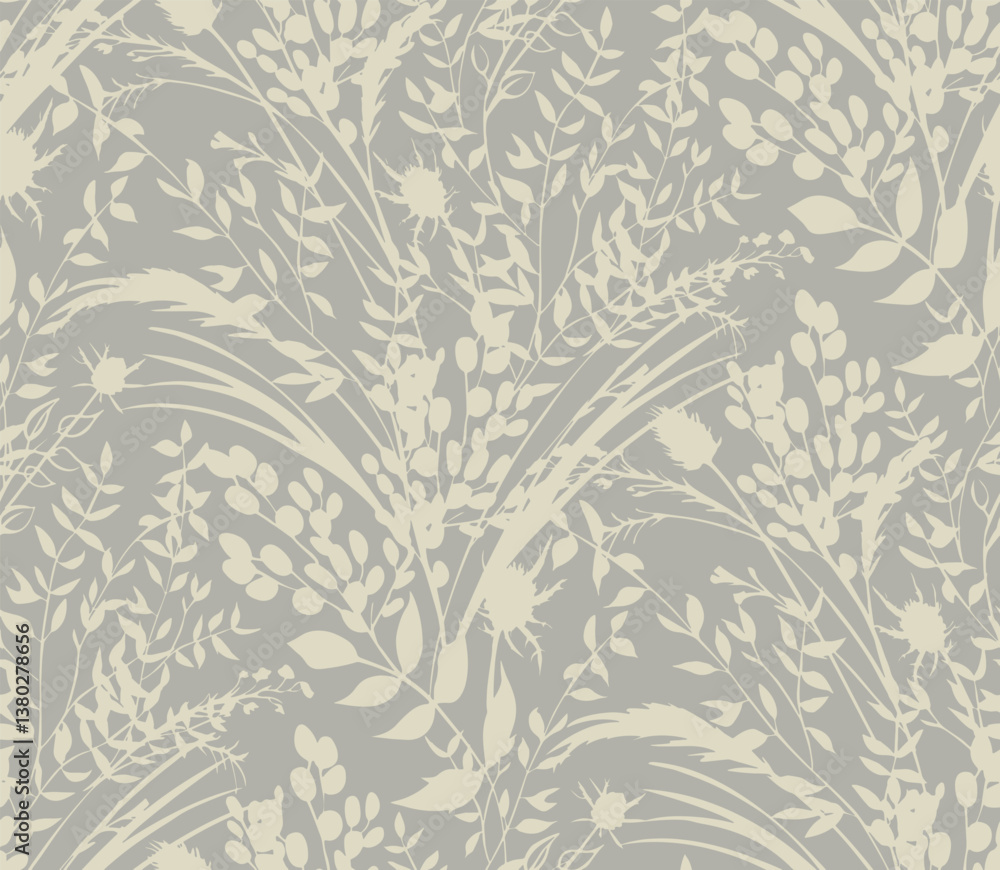 custom made wallpaper toronto digitalSeamless botanical pattern with boho style fern branches and leaves drawn for summer clothes for textile
