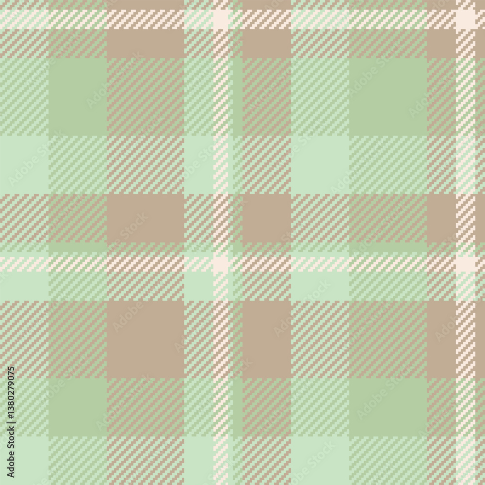 Elegant pastel plaid pattern in mint green and taupe. Perfect for textile design, fashion, home decor, and website backgrounds. Elegant pastel plaid pattern in mint green and taupe. Perfect for textile design, fashion, home decor, and website backgrounds.