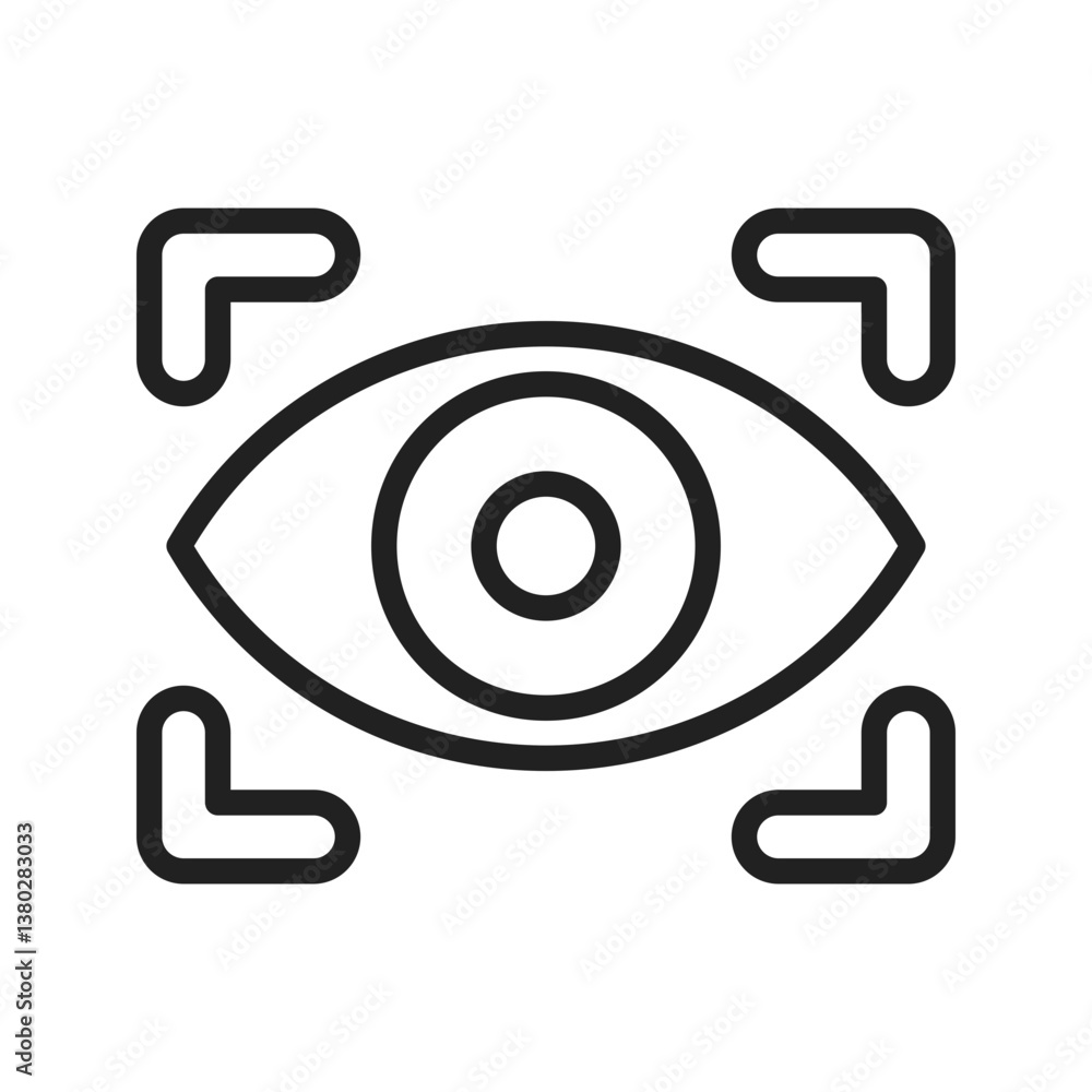 Focus I icon vector image. Suitable for mobile apps, web apps and print media. Focus I icon vector image. Suitable for mobile apps, web apps and print media.