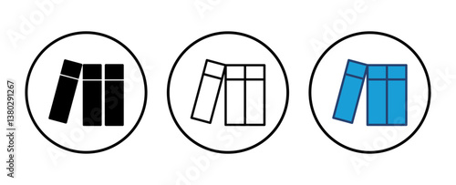 Library icon vector. education icon vector
