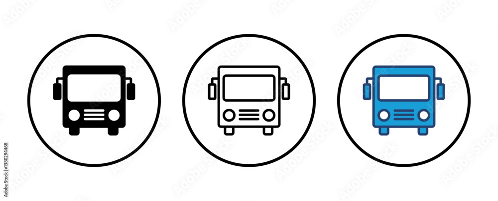 Bus icon vector. bus vector icon Bus icon vector. bus vector icon