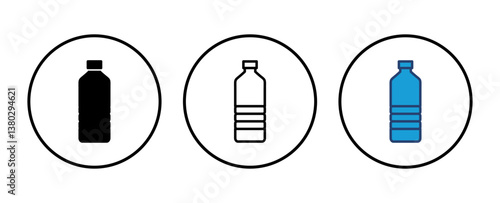 Bottle icon vector. bottle vector icon